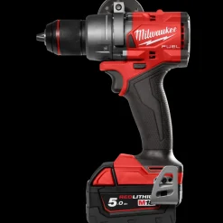 Milwaukee M18™ Fuel™ FDP3-502X slagboremaskine 2x5,0Ah batteri/lader og HD boks* Bore- Og Skruemaskiner
