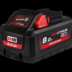 Milwaukee M18 HB12 18V high output 8.0 Ah batteri* Batterier Og Opladere