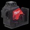 Milwaukee M12 3PL-0C grøn 360° 3 plans laser solo* Måleudstyr