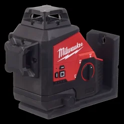 Milwaukee M12 3PL-0C grøn 360° 3 plans laser solo* Måleudstyr