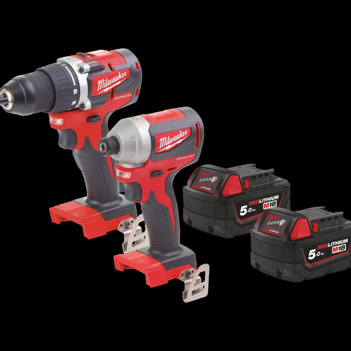 Milwaukee M18CBLDD og M18CLID bore/skruemaskine og slagboremaskine* Bore- Og Skruemaskiner