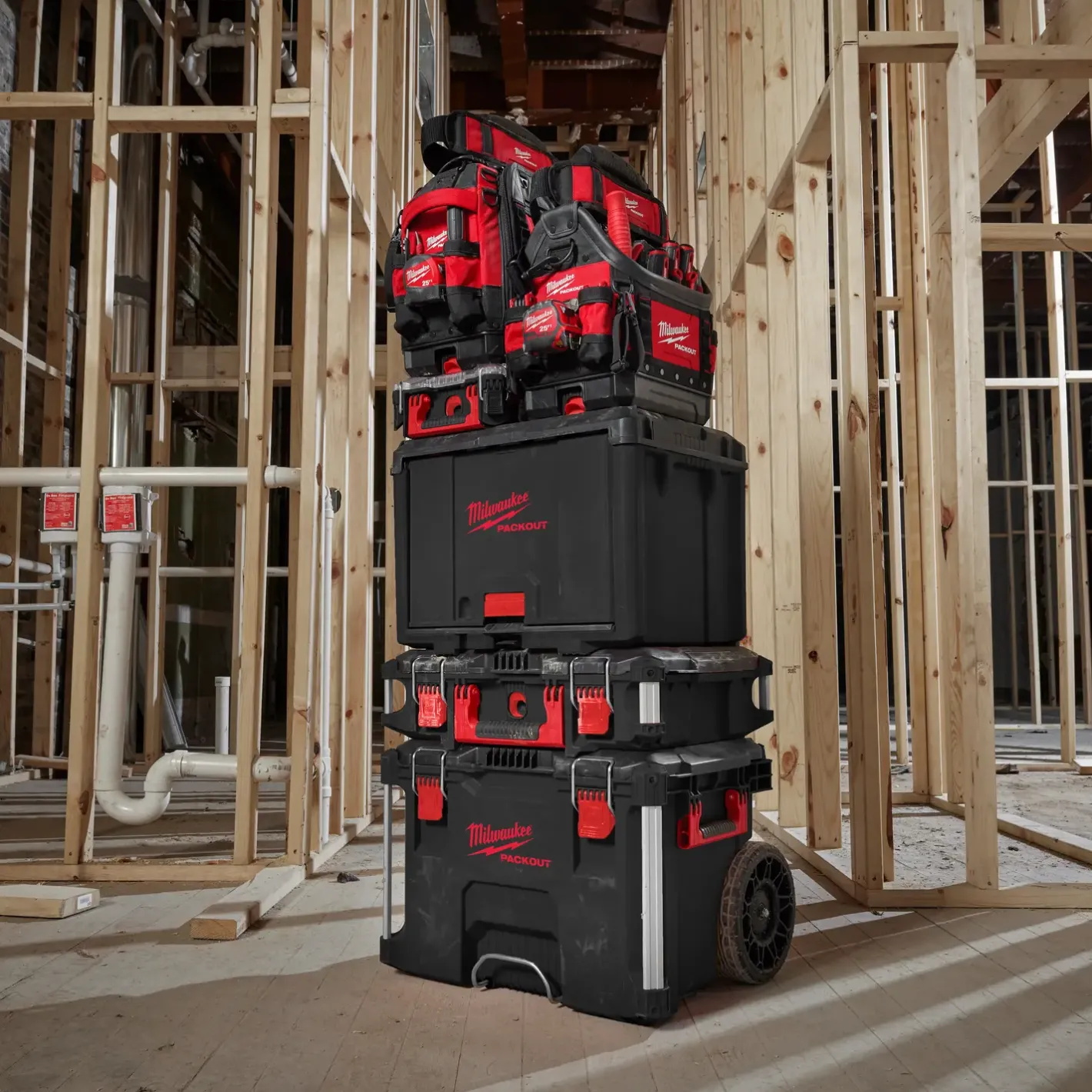 Milwaukee Packout™ jalousiskab* Arbejdsborde Og Reoler