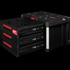 Milwaukee packout kuffert med 3 skuffer* Diverse Reservedele