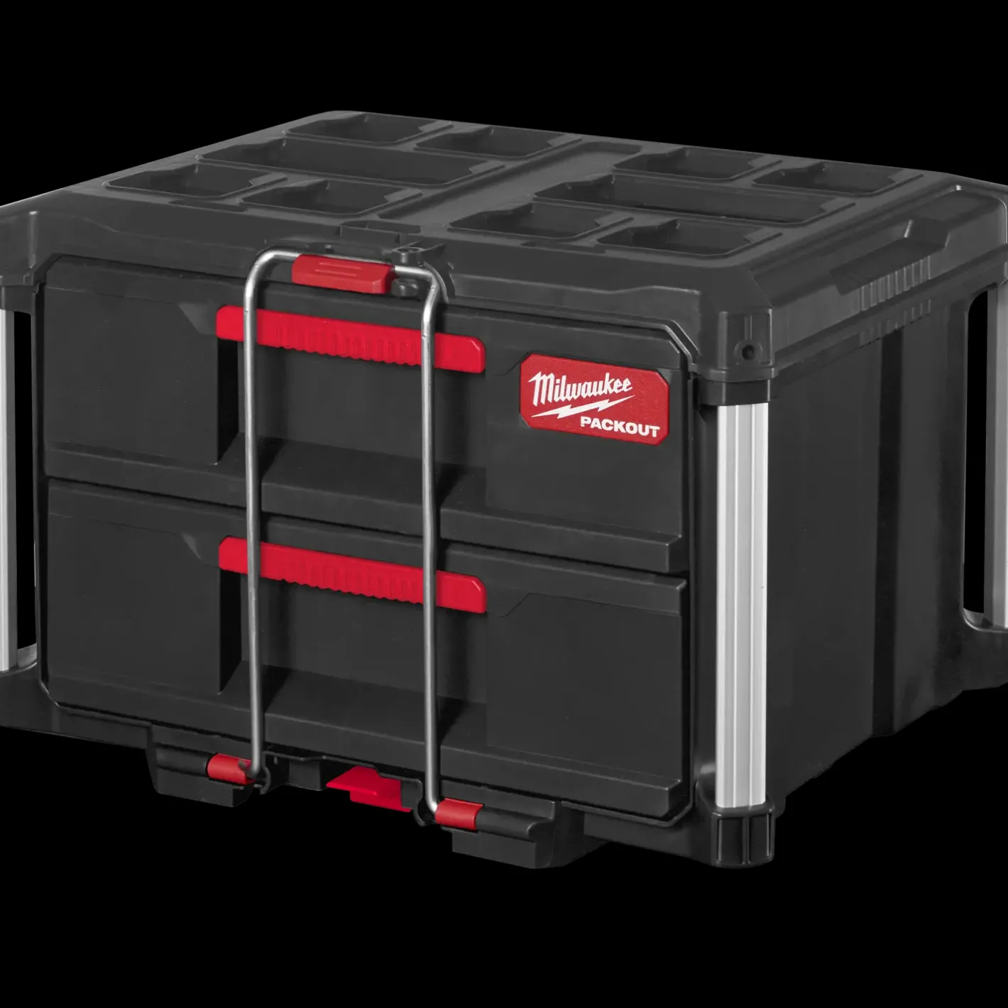 Milwaukee packout kuffert med 2 skuffer* Diverse Reservedele|Værktøjskasser Og -Tasker