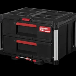 Milwaukee packout kuffert med 2 skuffer* Diverse Reservedele|Værktøjskasser Og -Tasker