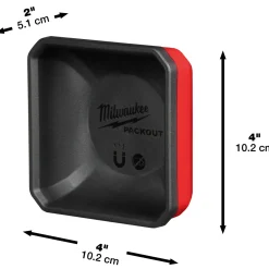 Milwaukee packout magnetisk skål 10x10* Værktøjskasser Og -Tasker
