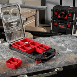 Milwaukee Packout tilbehørskuffert slim* Diverse Reservedele