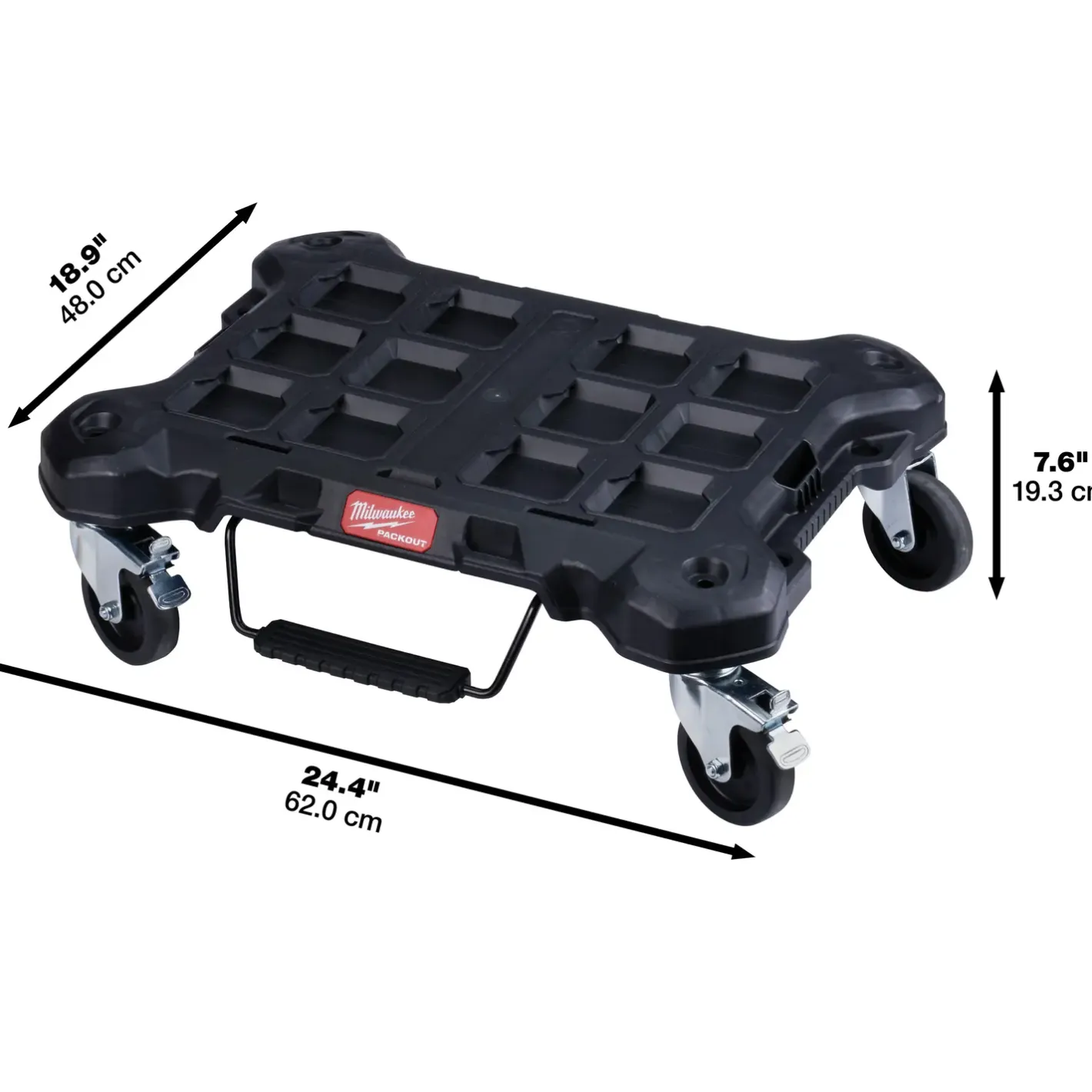 Milwaukee PACKOUT™ transportbase m/hjul* Transportvogne