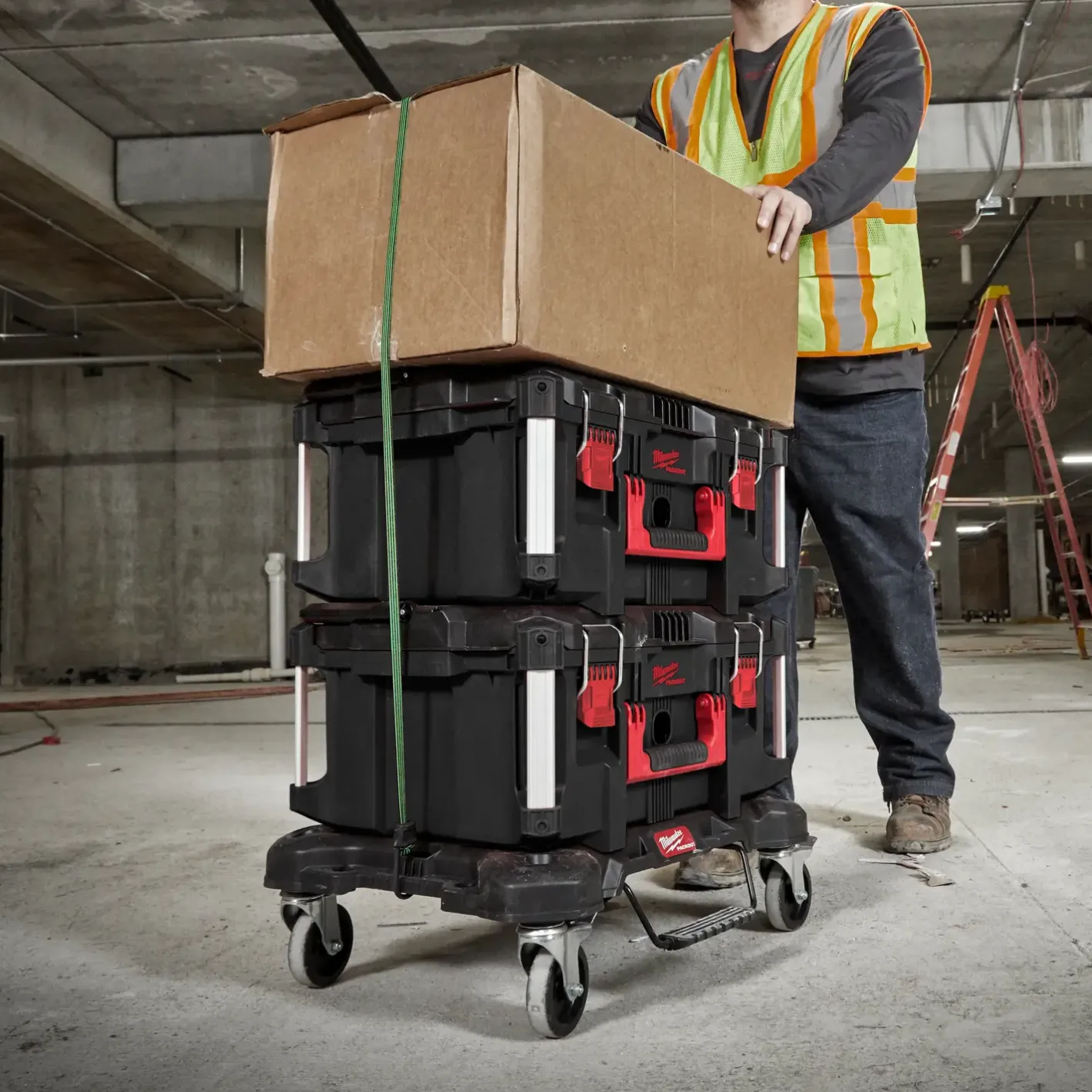 Milwaukee PACKOUT™ transportbase m/hjul* Transportvogne
