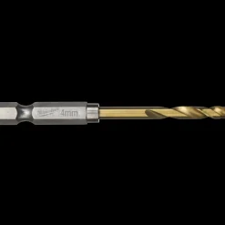 Milwaukee Red Hex shockwave™ HSS-Tin metalbor 4 mm* Bor- Og Borsæt