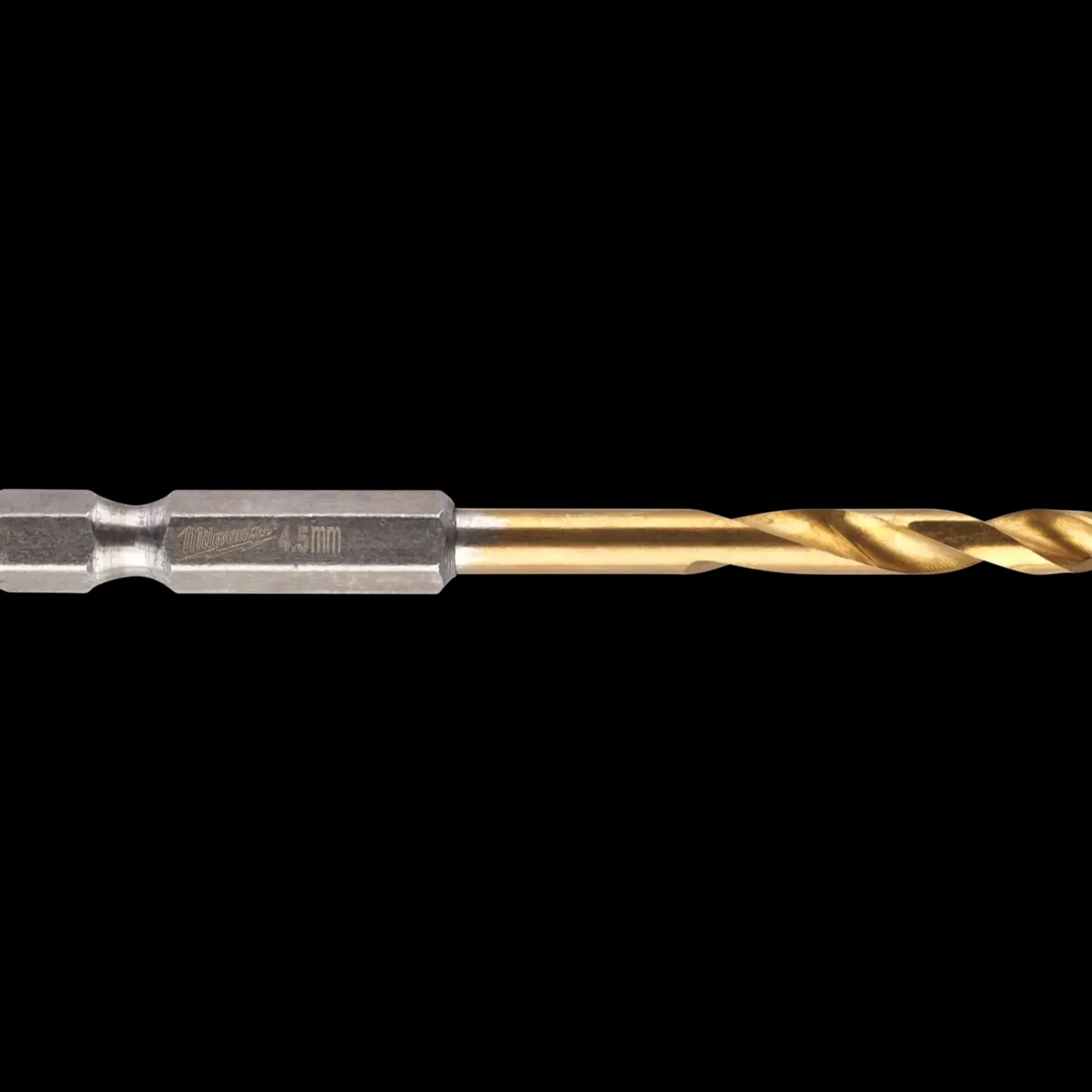 Milwaukee Red Hex shockwave™ HSS-Tin metalbor 4,5 mm* Bor- Og Borsæt