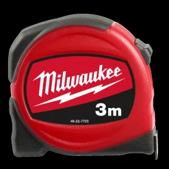 Milwaukee S3/16 mm slimline målebånd 3 m* Måleværktøj Og Opmærkning