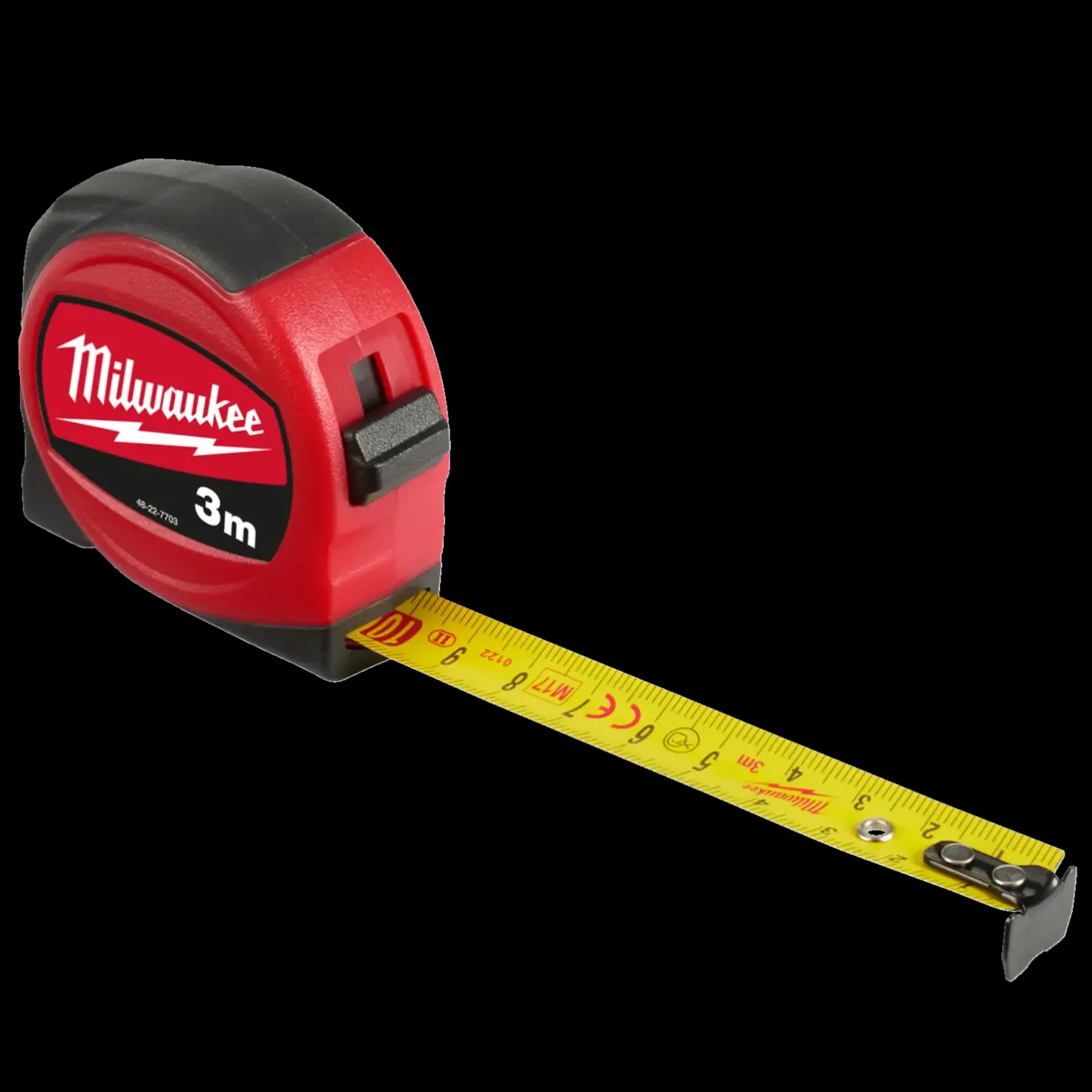 Milwaukee S3/16 mm slimline målebånd 3 m* Måleværktøj Og Opmærkning