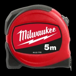 Milwaukee S5/19 mm slimline målebånd 5 m* Måleværktøj Og Opmærkning