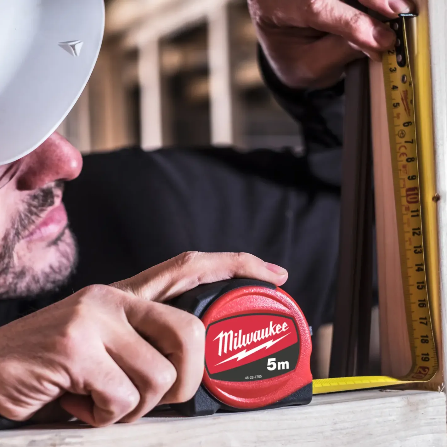 Milwaukee S5/19 mm slimline målebånd 5 m* Måleværktøj Og Opmærkning
