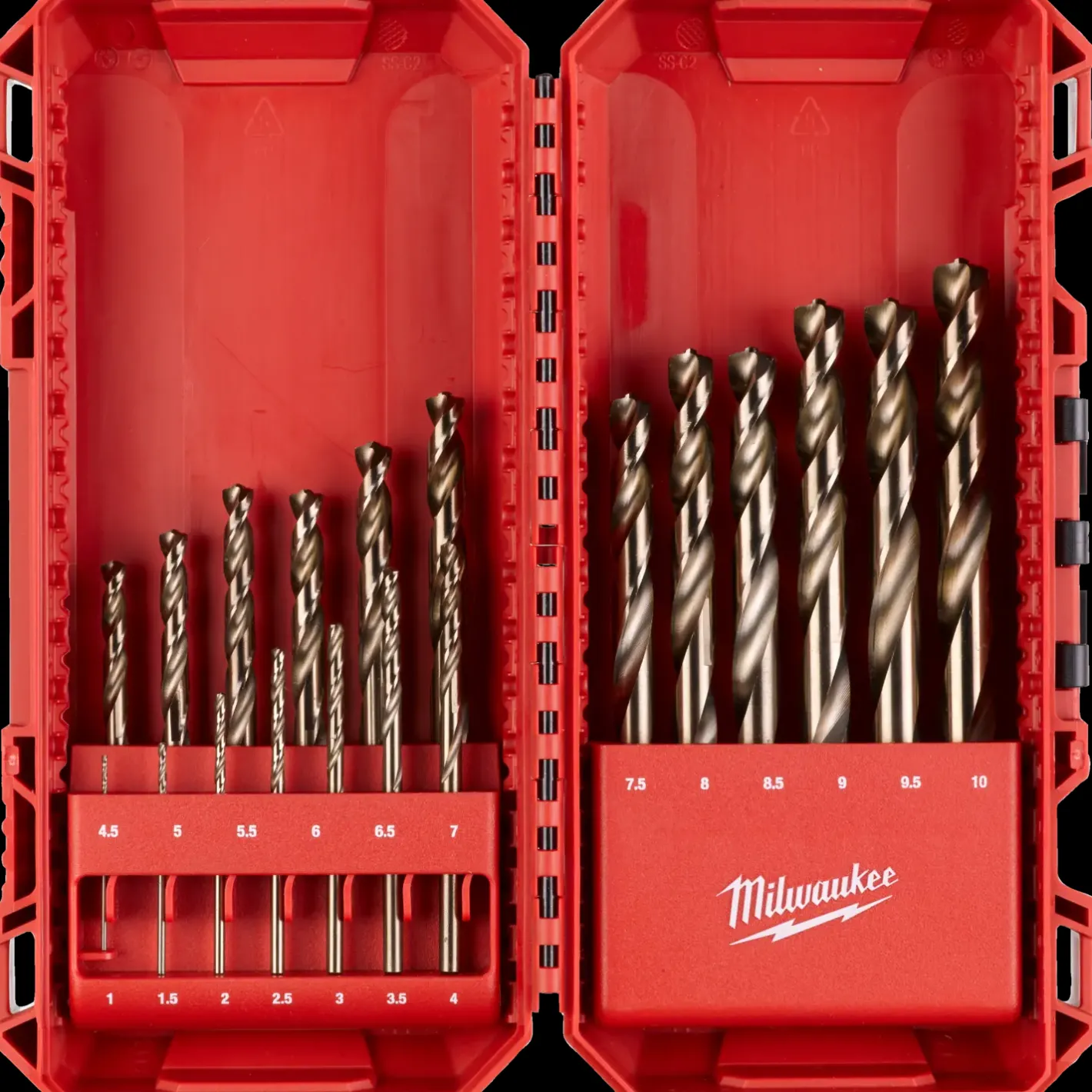 Milwaukee shockwave™ HSS-G-CO metalborsæt 19 bor* Bits- Og Bitssæt