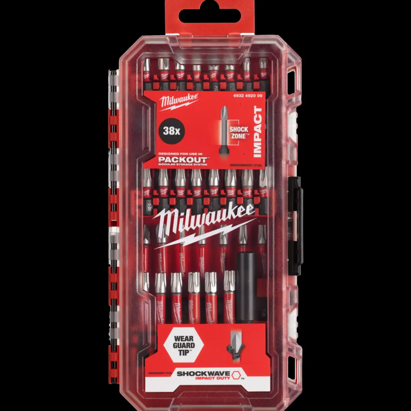Milwaukee Shockwave™ impact duty bitsæt 38 dele* Bits- Og Bitssæt