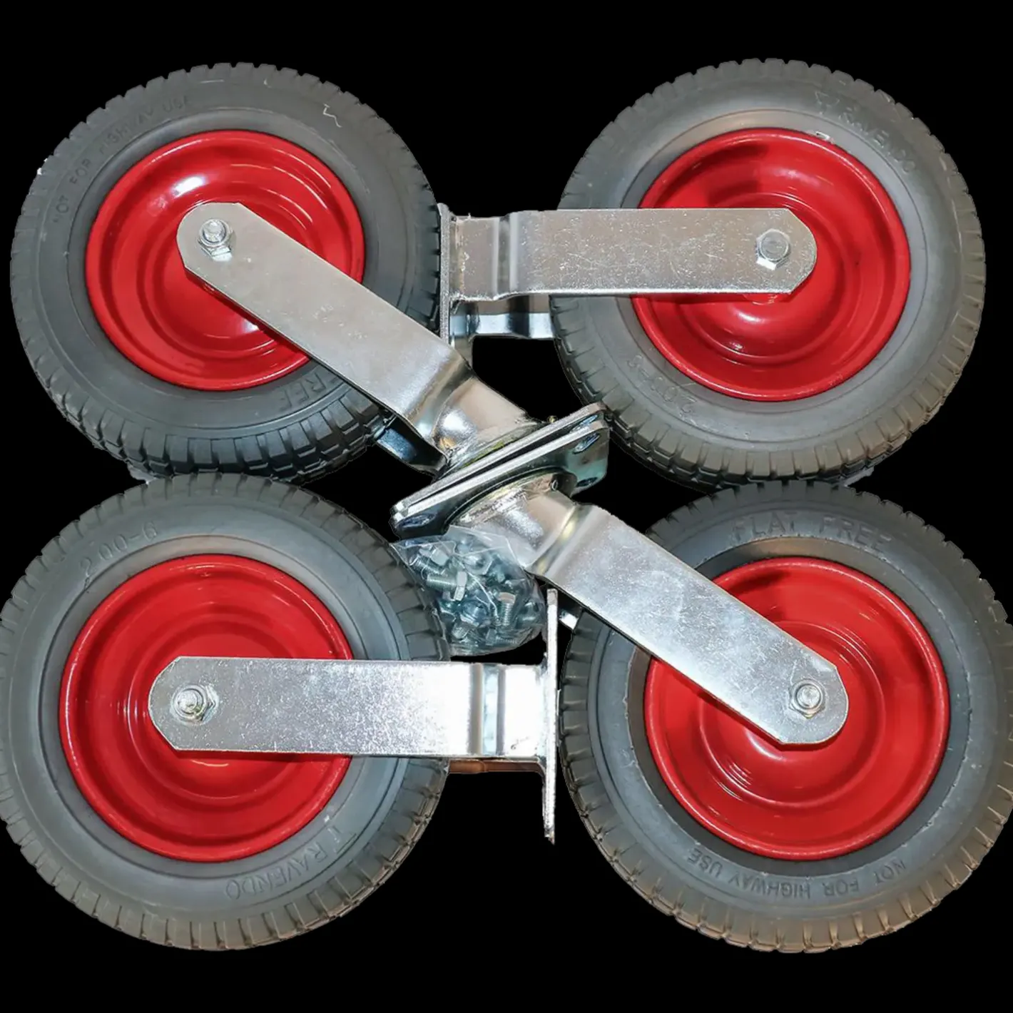 Ravendo PUR hjulsæt 10"* Transportvogne
