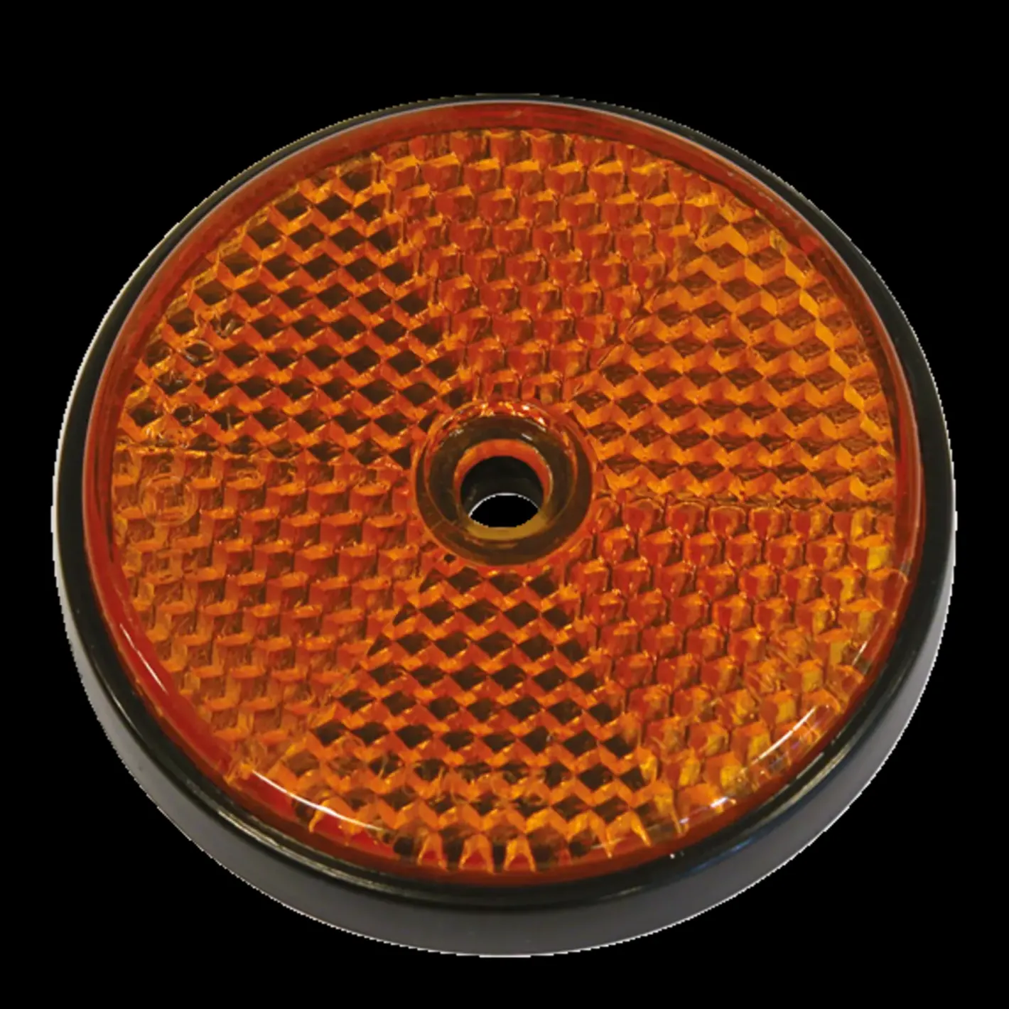Refleks rund 70 mm orange* Autotilbehør