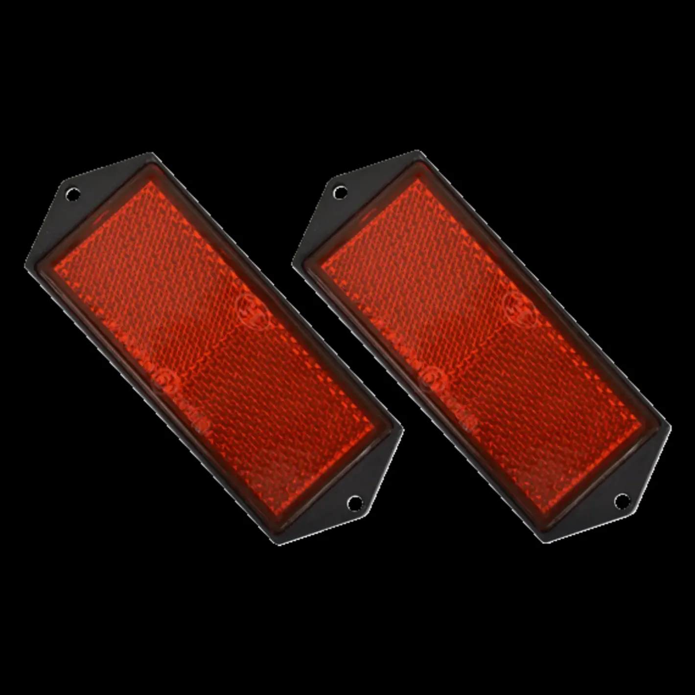 Reflekser 104x40 mm rød 2 stk* Autotilbehør