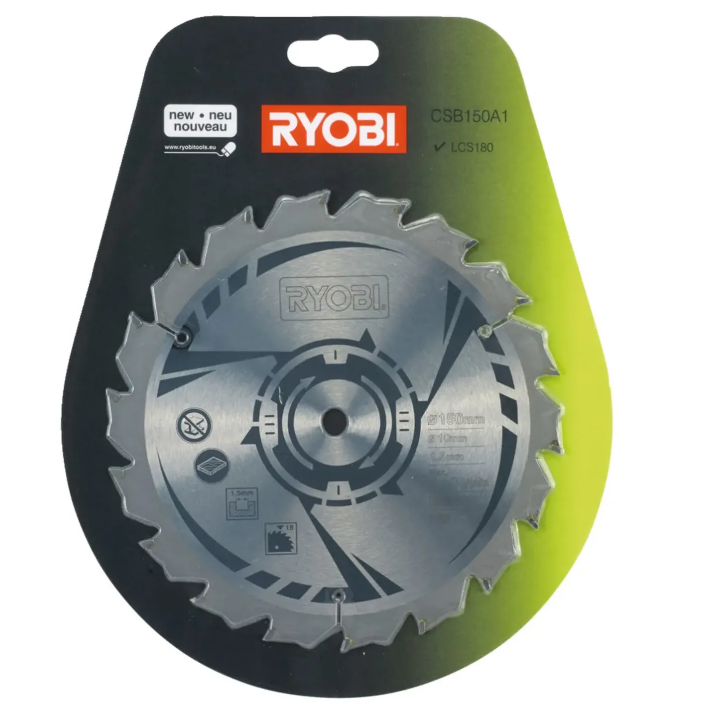 Ryobi CSB150A1 rundsavklinge Ø 150 mm* Rundsavklinger