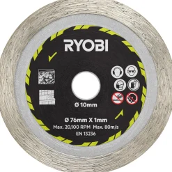 Ryobi RAKCOT03 skæreskiver til multisav Ø76 mm 3 stk.* Klinger Til Vinkelslibere