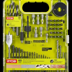 Ryobi RAKDD60 bor- og bitssæt 60 dele* Bor- Og Borsæt