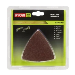 Ryobi RAK10MT deltaslibepapir 10 stk. korn 60-80-120* Sliberondeller Og Slibeark