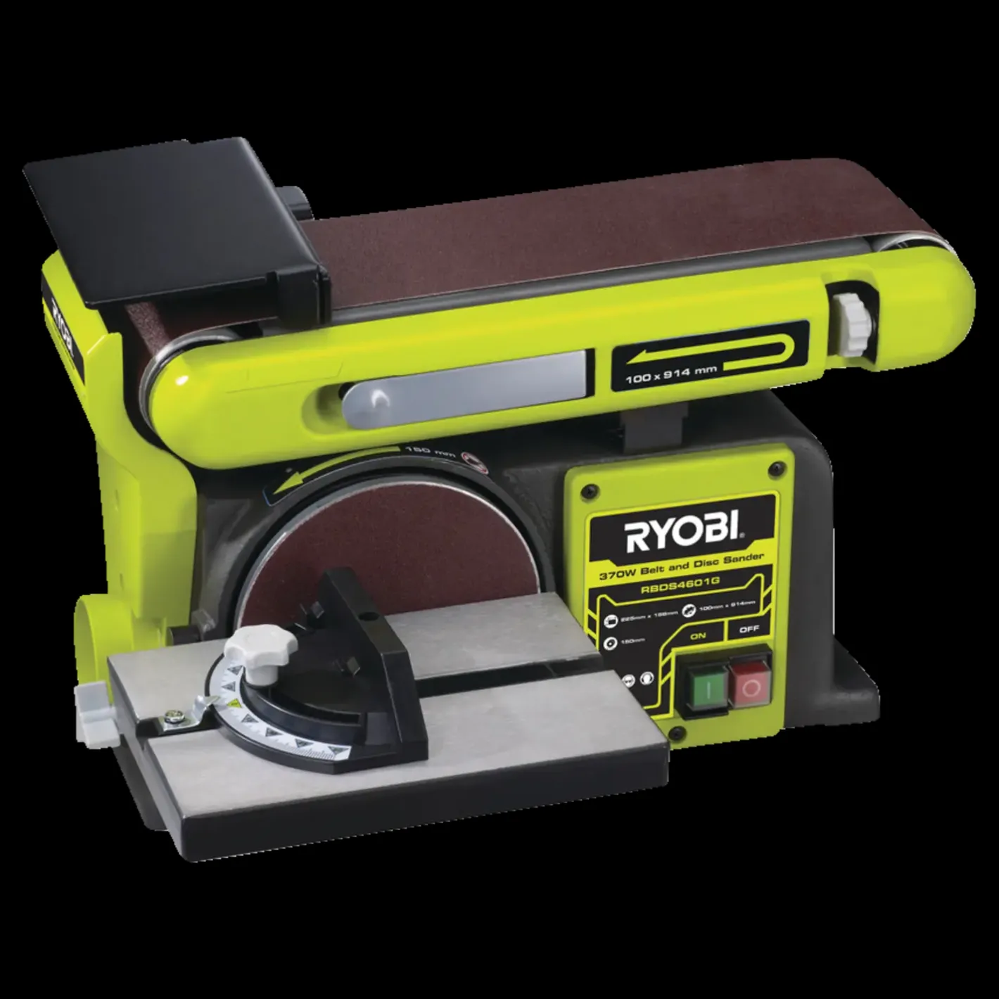 Ryobi RBDS4601G bånd- og skiveslibemaskine 375W* Båndslibere
