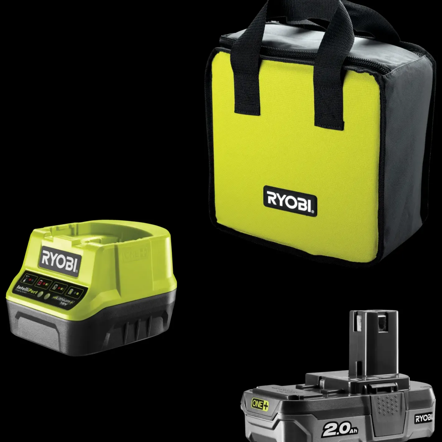 Ryobi R18DD7-220S bore-/skruemaskine 18V ONE+ 2x2,0 Ah* Bore- Og Skruemaskiner