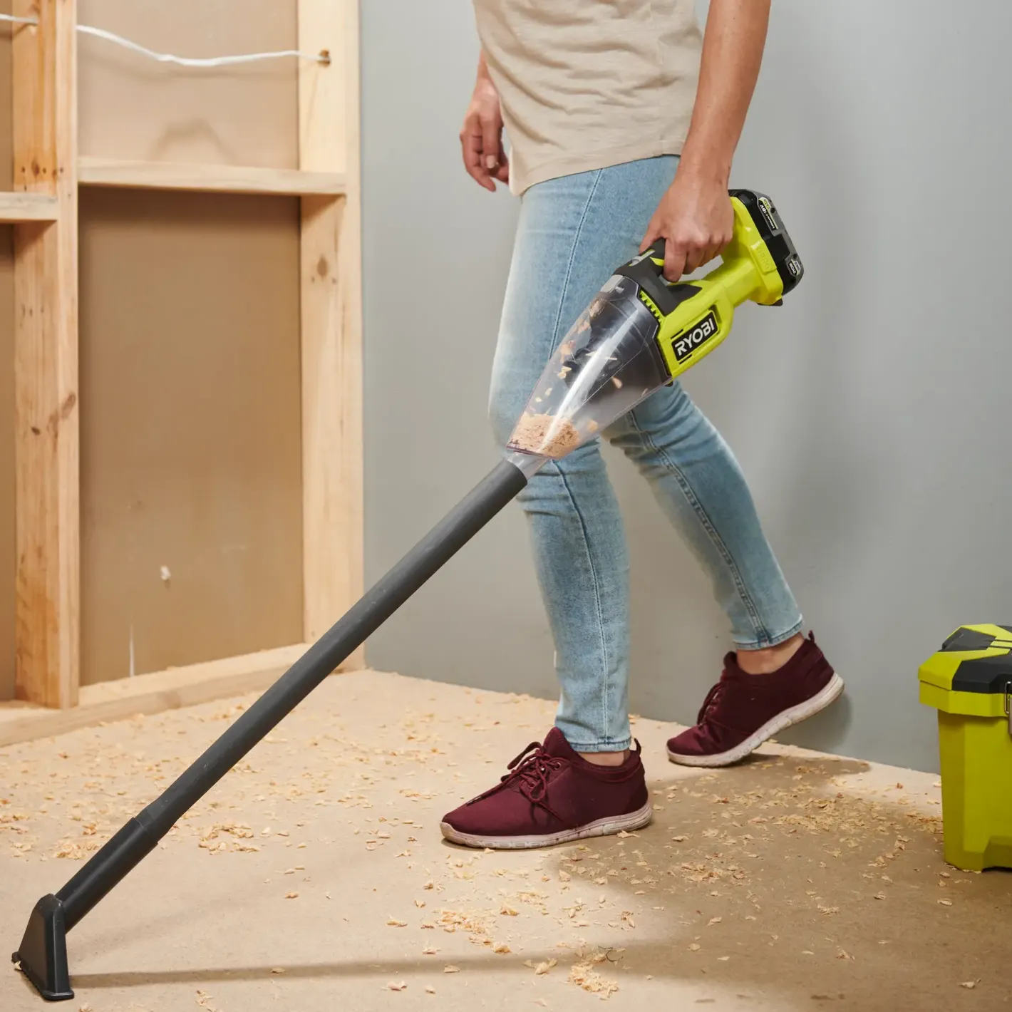 Ryobi RHV18F-0 håndstøvsuger m/gulvplejesæt 18V ONE+ solo* Støvsugere