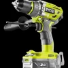 Ryobi R18PD7-220B akku slagbore-/skruemaskine 2x2,0 Ah 18V ONE+* Bore- Og Skruemaskiner