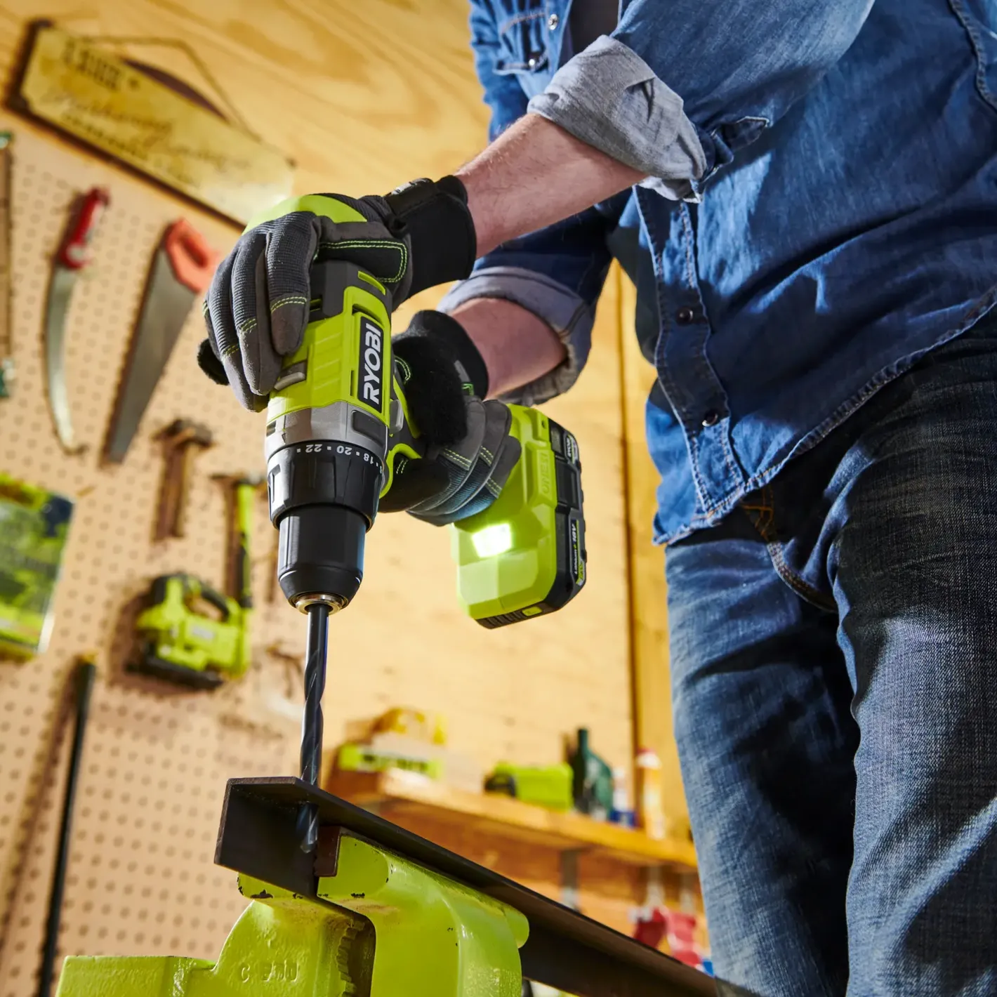Ryobi RPD18C-0 akku slagboremaskine 18V ONE+ solo* Bore- Og Skruemaskiner