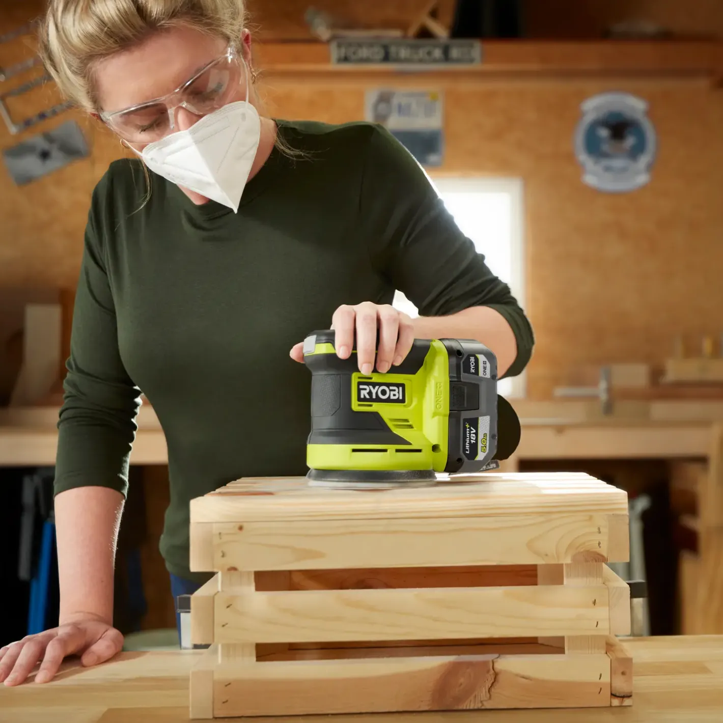 Ryobi RROS18-0 excentersliber 18V ONE+* Excenterslibere