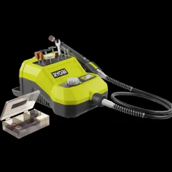 Ryobi R18RT-0 roterende multiværktøj 18V ONE+ solo m. 33 tilbehørsdele* Båndslibere