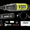 Ryobi RRT4-120GA15 4V USB multiværktøj, med 15 tilbehørsdele* Multicuttere