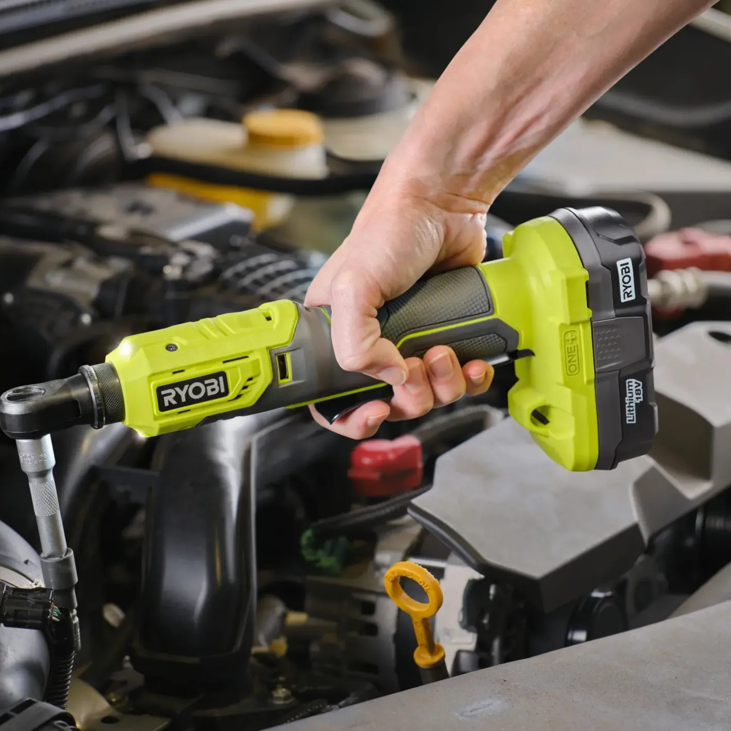 Ryobi R18RW2 skraldenøgle 18V ONE+ solo* Bore- Og Skruemaskiner