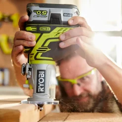 Ryobi R18TR-0 enhåndsfræser 18V ONE+ solo* Overfræsere