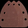 Ryobi SCS10A1 deltasliber-papir 10 stk korn 60-80-120* Sliberondeller Og Slibeark
