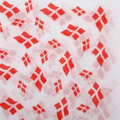 Abena Serviet 1-lags 1/4 fold hvid med dannebrogsflag 33x33 cm. - 50 stk.* Kaffe Og Køkkenudstyr|Tilbehør Til Kontor Og Værksted
