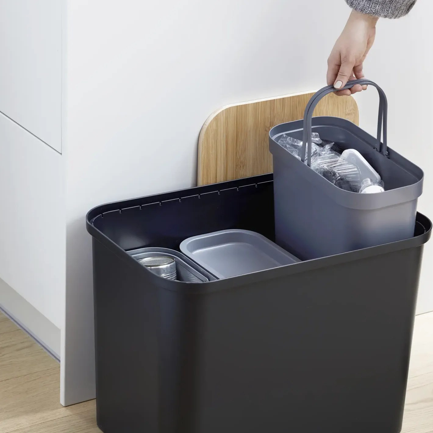 Smartstore Collect 76 L sort* Opbevaringskasser|Tilbehør Til Kontor Og Værksted