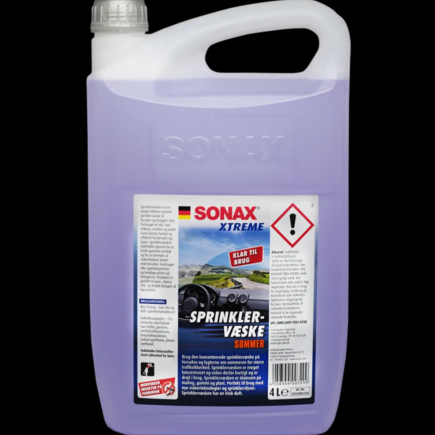 Sonax sommer sprinklervæske 4 L* Bilpleje