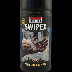 Soudal Swipex renseserviet, box m/100 ark* Rengøringsartikler|Tilbehør Til Kontor Og Værksted