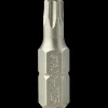Staco 1/4" bits rustfri stål TX25 6 stk* Bits- Og Bitssæt