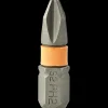 Staco bits 1/4"x25 mm PH2 orange 30 stk.* Bor- Og Borsæt