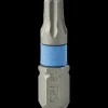 Staco bits 1/4"x25 mm TX25 blå 30 stk.* Bor- Og Borsæt
