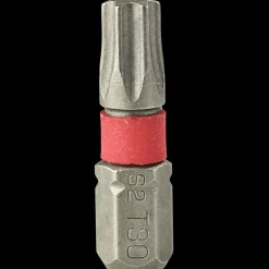 Staco bits 1/4"x25 mm TX30 rød 30 stk.* Bor- Og Borsæt