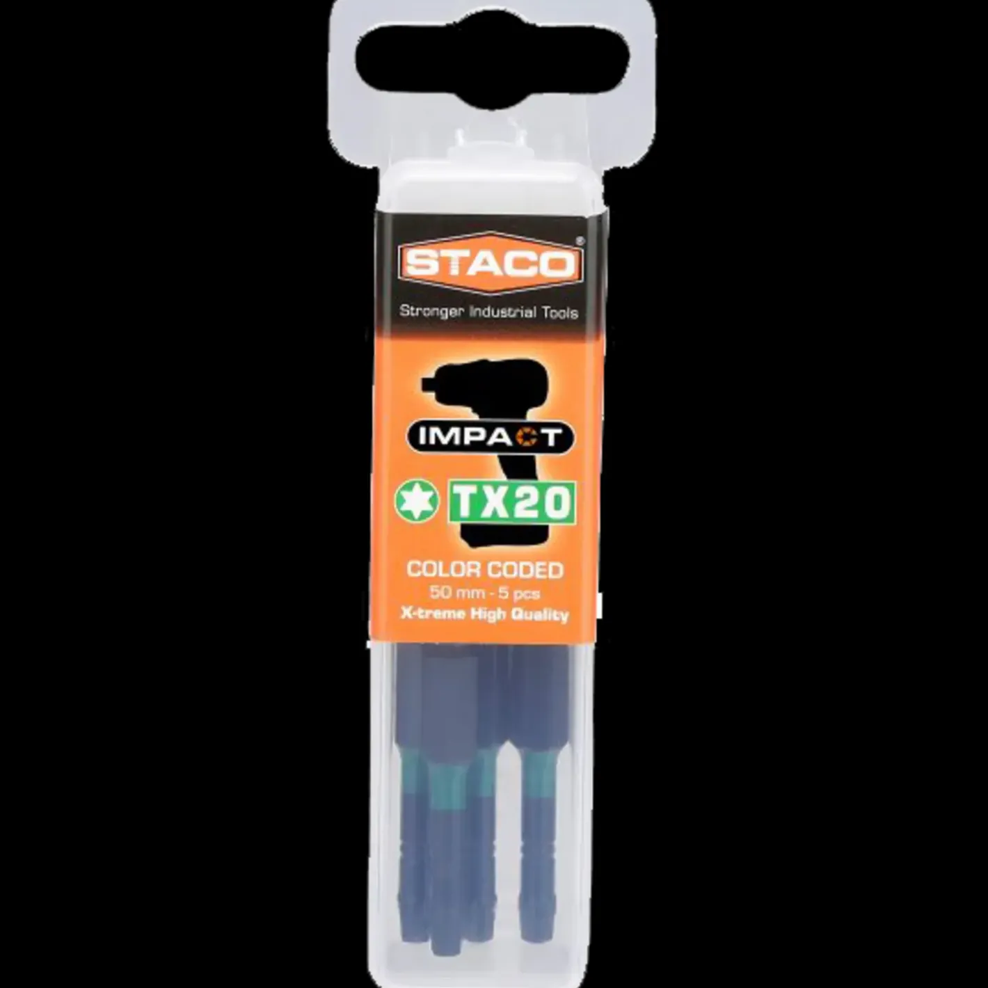 STACO Slagbits 50 mm TX30 5 stk rød* Bits- Og Bitssæt