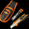 Staco Snap-off knivsæt med skede 18 mm* Sakse, Knive Og Blade