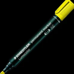 Staedtler permanent marker gul 2-5 mm* Kontorartikler|Tilbehør Til Kontor Og Værksted